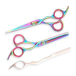 Professional Multi Color Hair Scissors Premium Japanese Stainless Steel Scissors